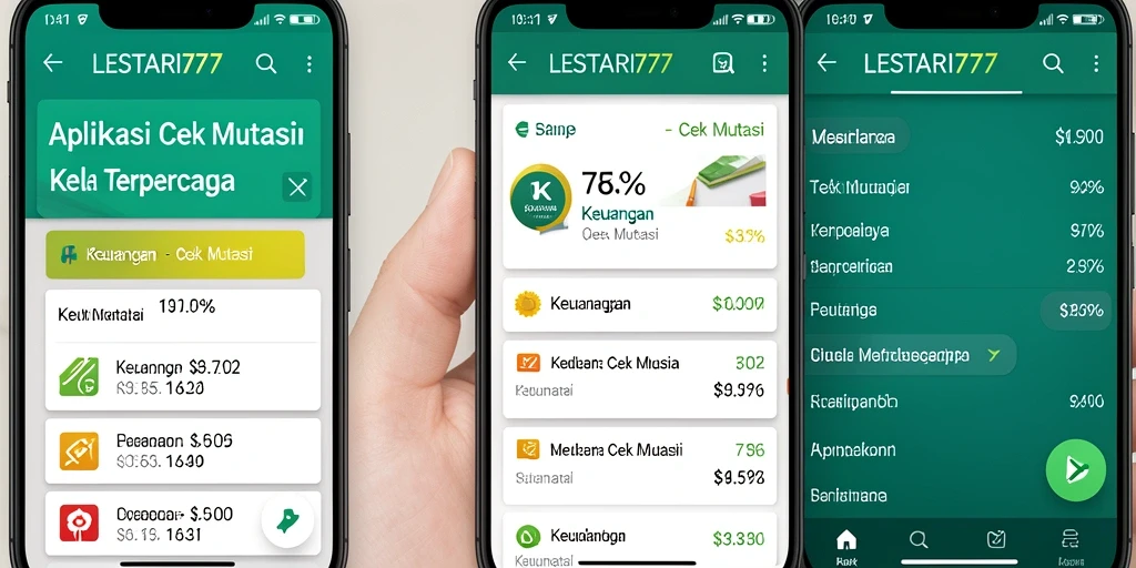 Tampilan antarmuka LESTARI777 dengan fitur Cek Mutasi yang menarik.