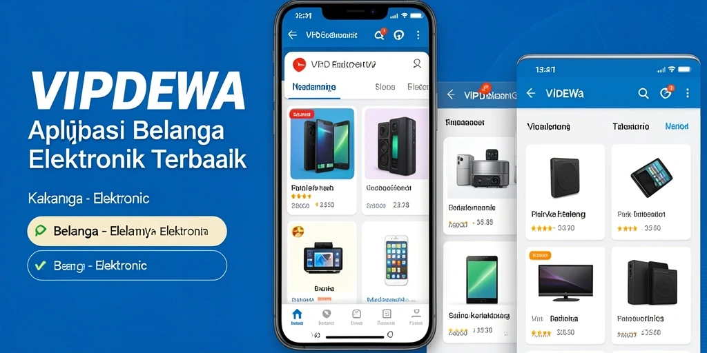 Tampilan antarmuka VIPDEWA yang menarik dan modern.
